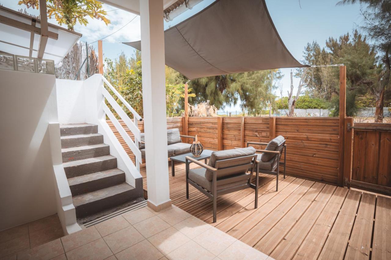 La Villa L'Ancre Marine, Pieds Dans Le Lagon ! La Saline Le Bains Kültér fotó