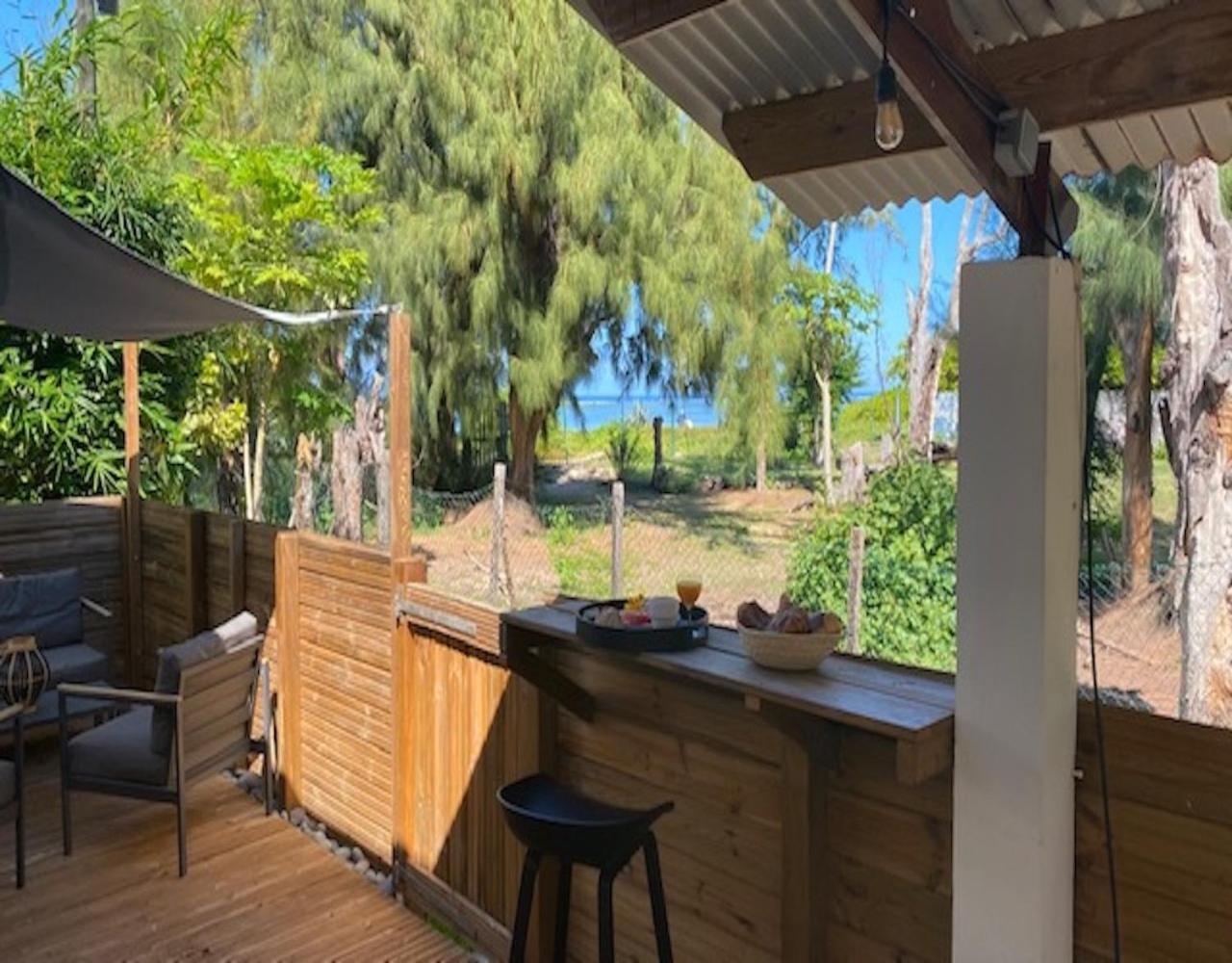 La Villa L'Ancre Marine, Pieds Dans Le Lagon ! La Saline Le Bains Kültér fotó